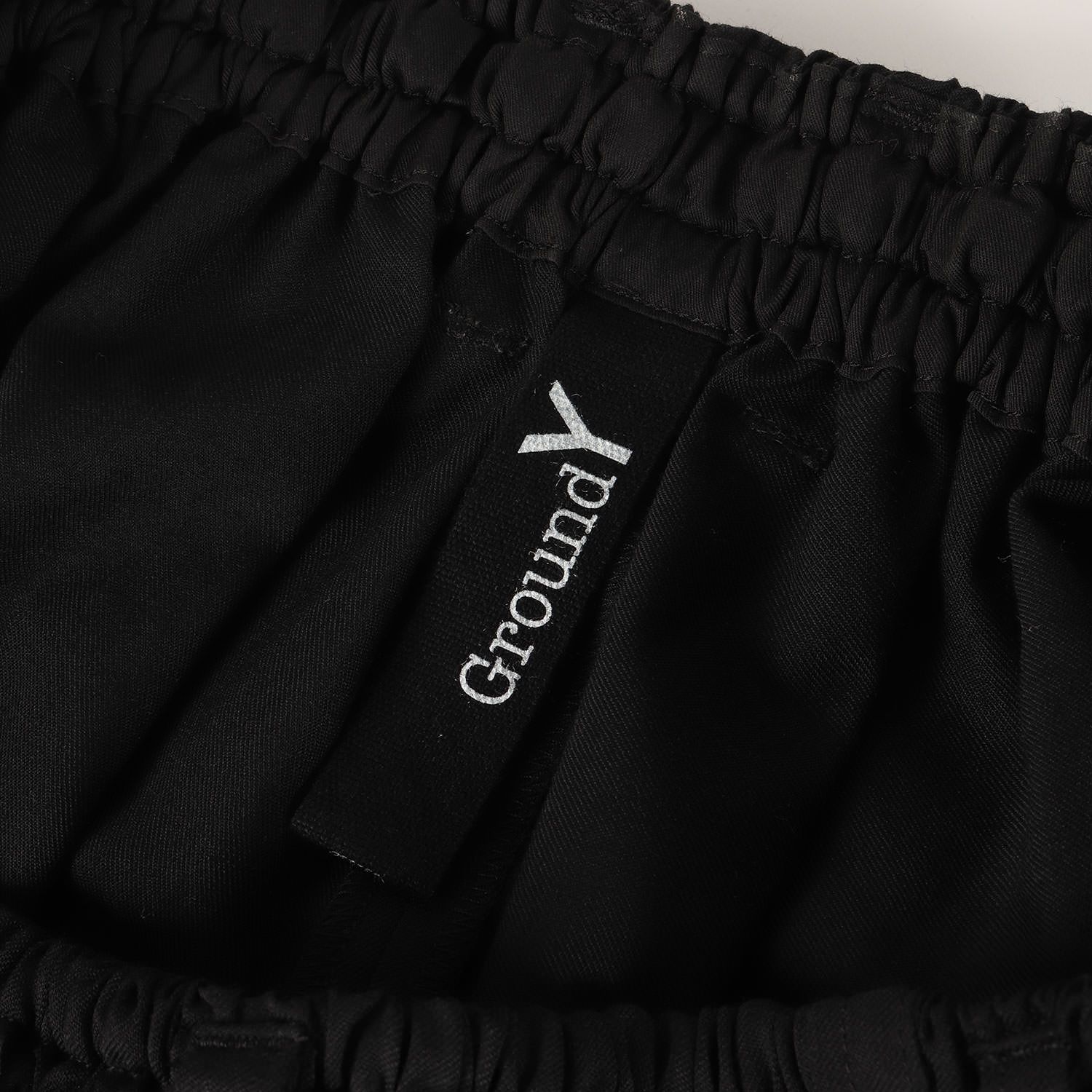 美品】Ground Y グラウンド ワイ パンツ ブラック 黒 サイズ:3