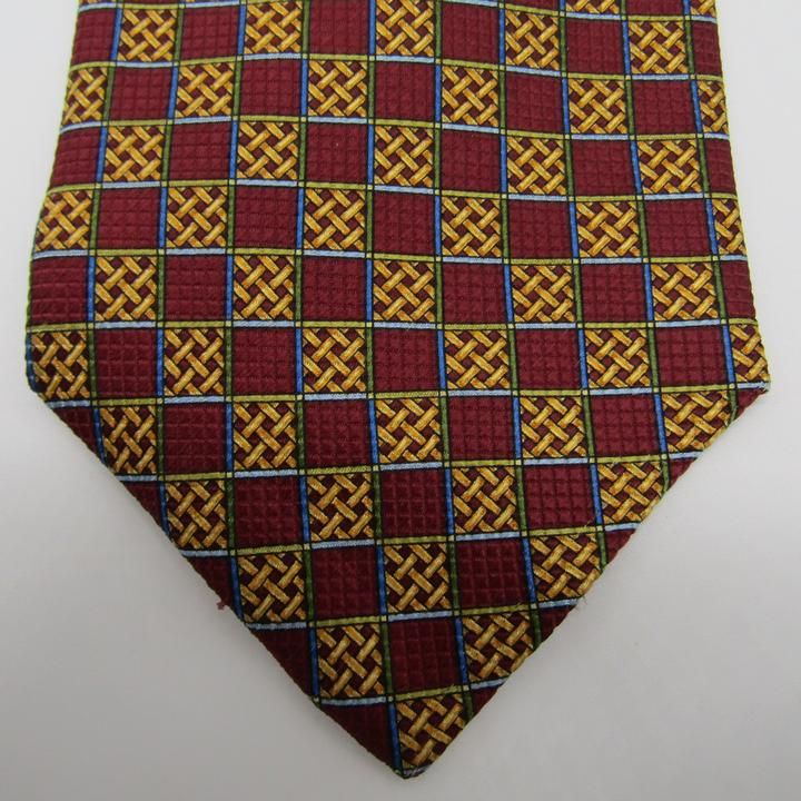ボッテガヴェネタ ブランド ネクタイ イントレチャート チェック柄