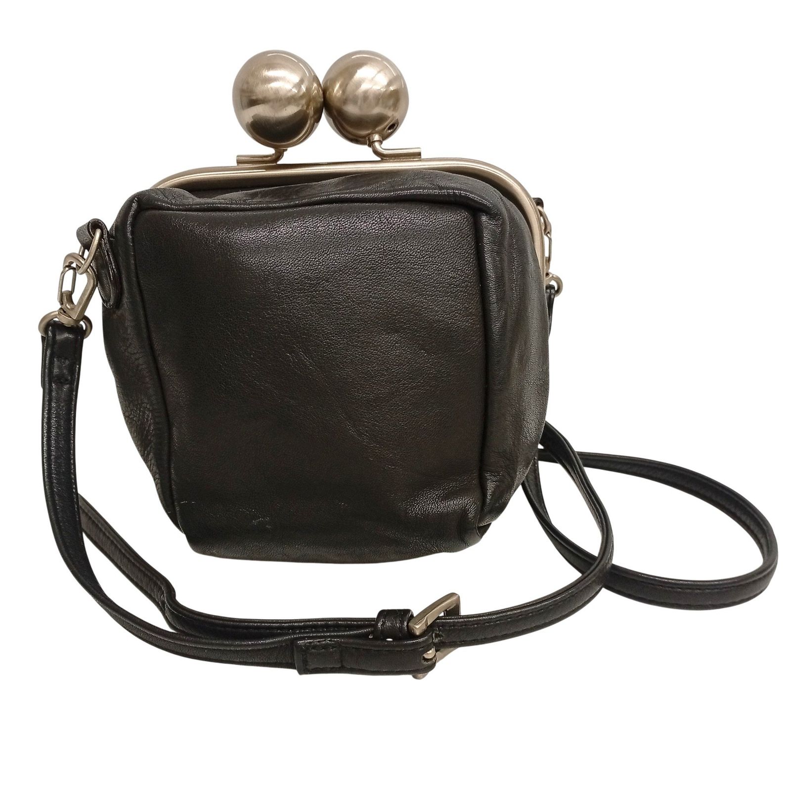 美品 kawakawa カワカワ がま口 レザー ショルダーバッグ バッグ 黒 楽天市場】kawa-kawa カワカワ kawakawa がま口 ショルダーバッグ