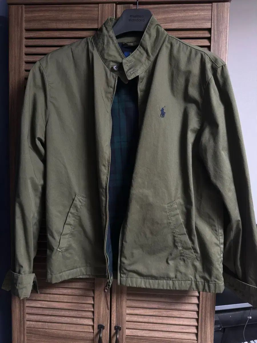 ポロ ラルフローレン クーダ コットン ツイルジャケット カーキ
