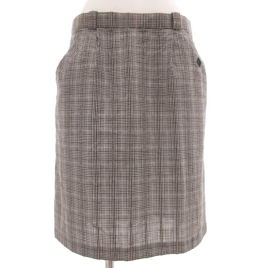 Christian Dior メタリックタイトスカート 38 メタリックフェイクレザー×オーガンジータイトスカート - スカート通販