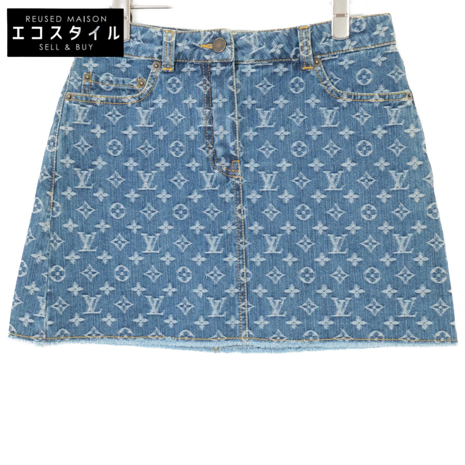 LOUIS VUITTON ルイヴィトン 正規 モノグラムデニム ミニ 36