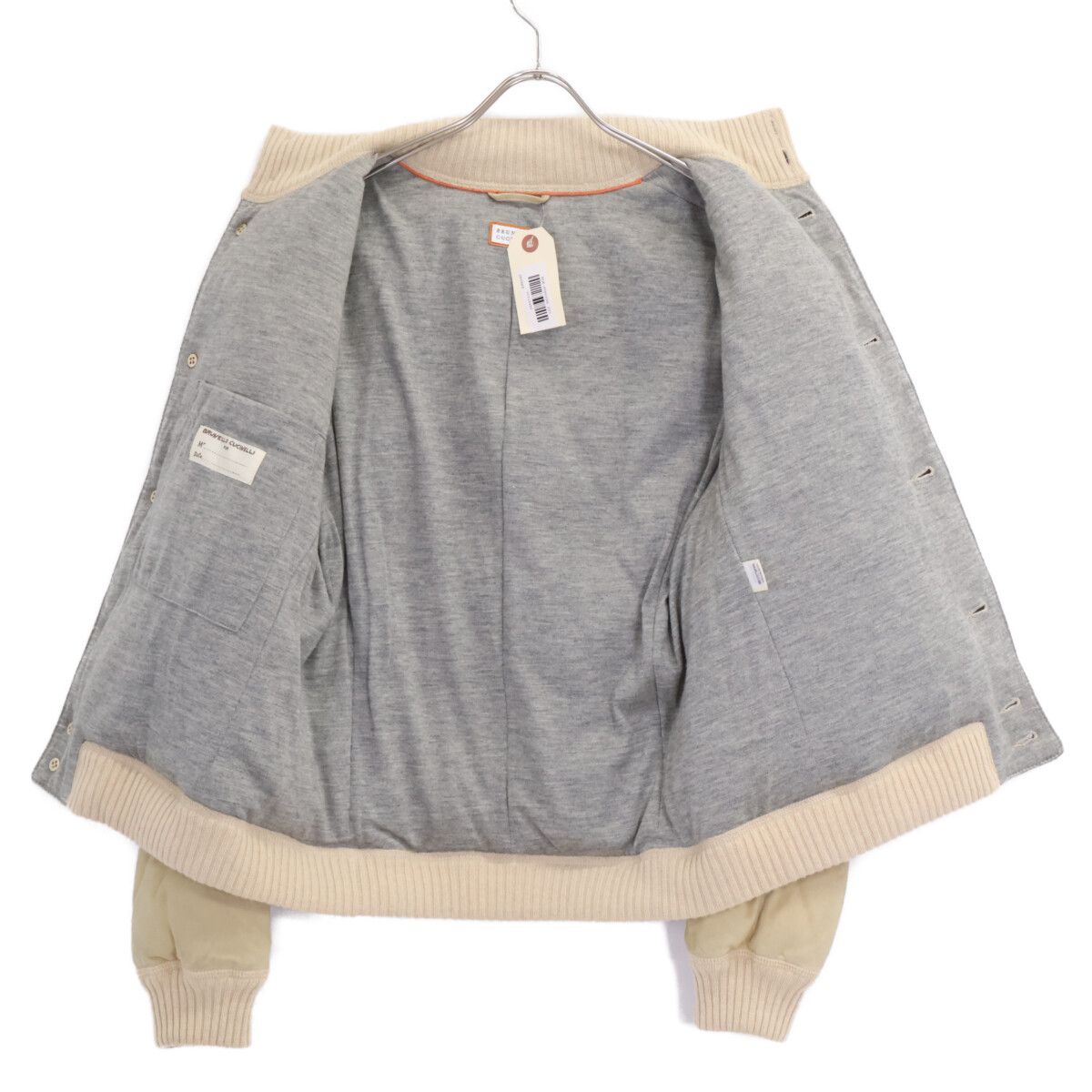 BRUNELLO CUCINELLI ブルネロクチネリ スエード 裏地カシミヤ ジップ