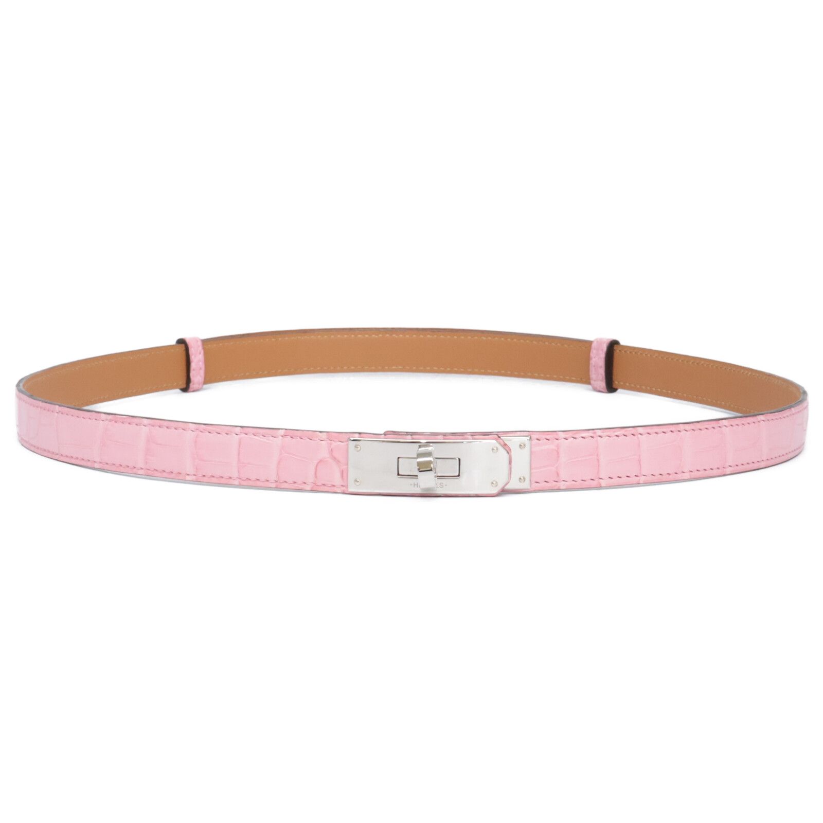 HERMES エルメス D刻印 アリゲーター ケリーベルト18