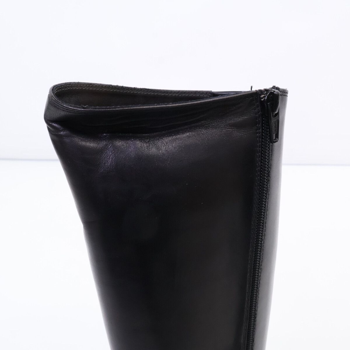 サイドジップ ロングブーツ