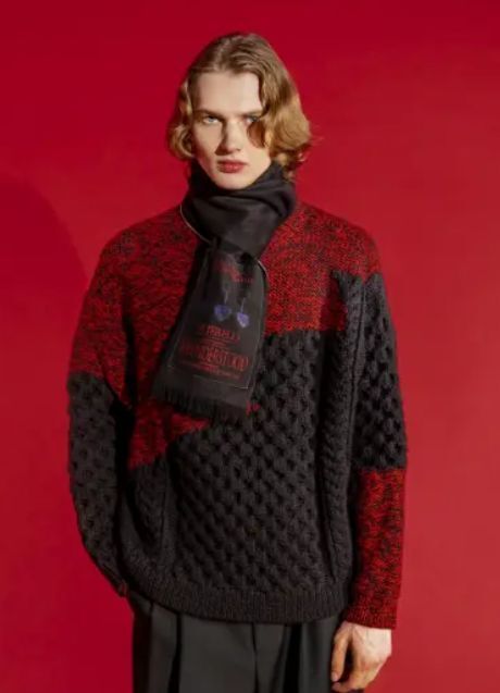 トップス YUKI HASHIMOTO INCOMPLETED ARAN JUMPER 美品 YUKI HASHIMOTO ユウキハシモト INCOMPLETED ARAN JUMPER 202-01