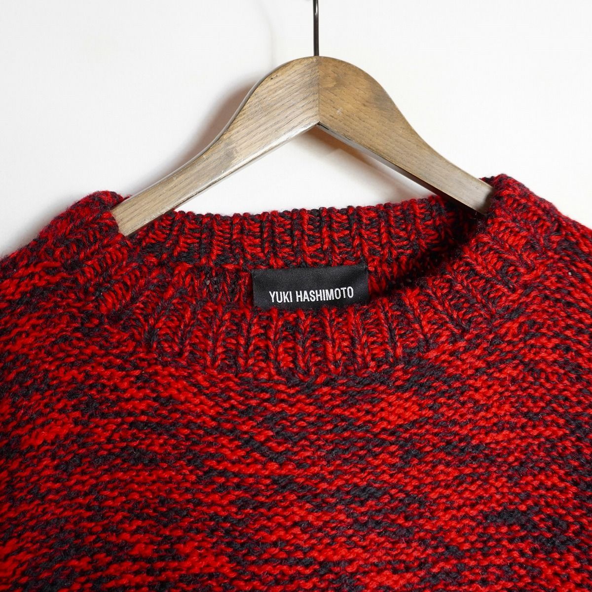 美品 YUKI HASHIMOTO ユウキハシモト INCOMPLETED ARAN JUMPER 202-01