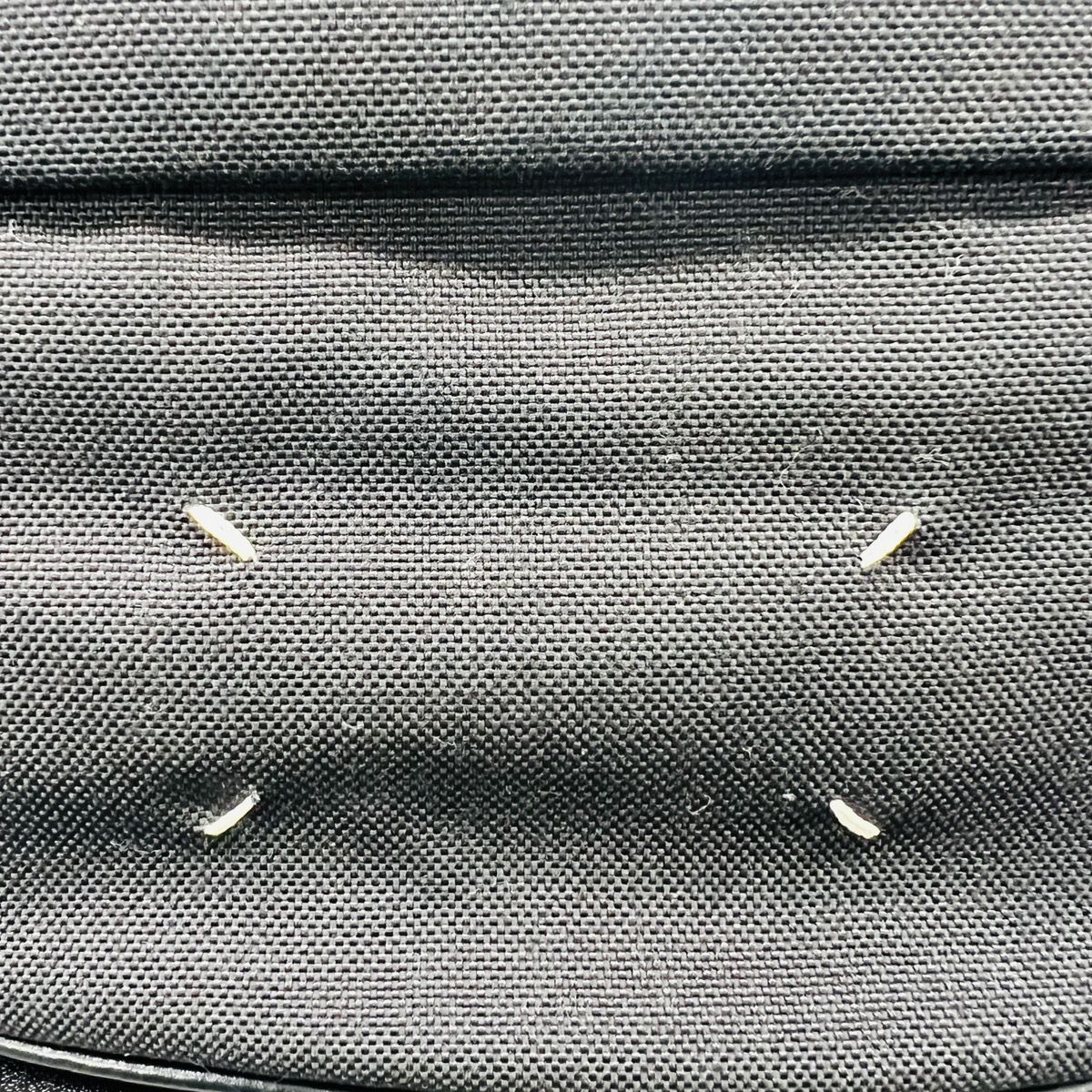  Maison Margiela 11 メゾン マルジェラ バムバッグ ボディバッグ ウエストバッグ キャンバス レザー ブラック ヒップバッグ マルタンマルジェラ ABランク 鑑定済 マルジェラバッグ ボディバッグ ウエストポーチ バッグ