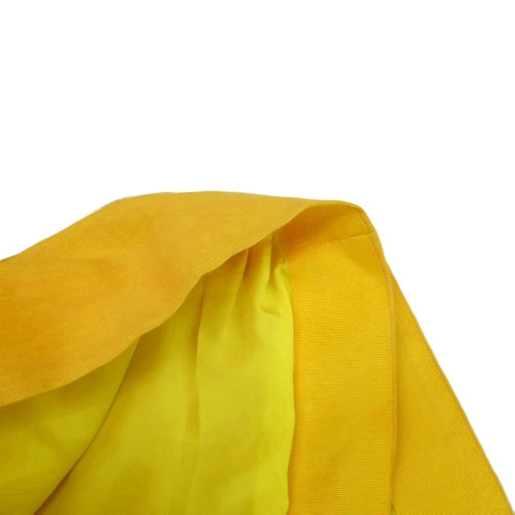 ドゥロワー Drawer フレアスカート ロング丈 麻 リネン シルク混 36 S