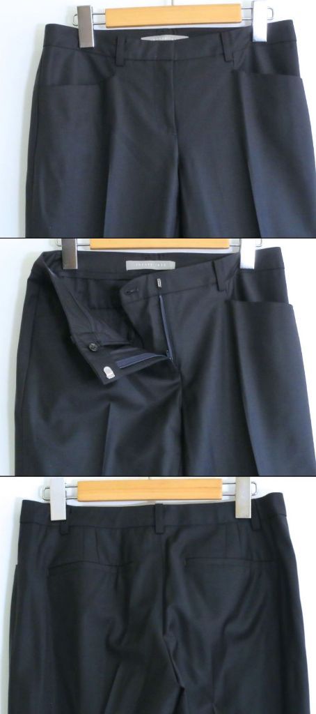 228336 NALIAN.LE theory luxe セオリーリュクス スリムタイプ アンクル丈パンツ 38 03-9906425-890 ネイビー