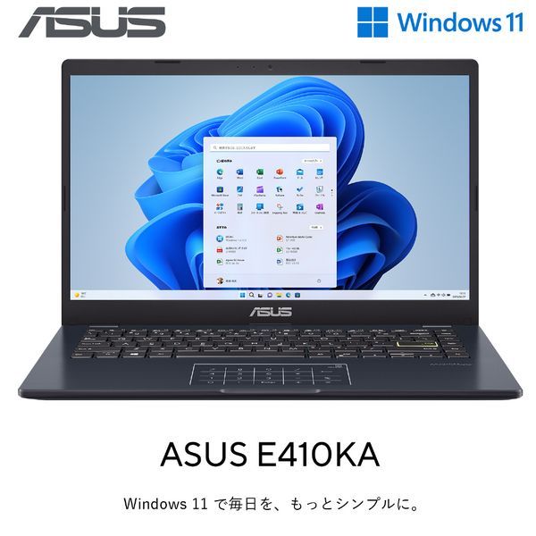 ASUS ノートパソコン Vivobook Go 14 14.0型 Celeron N4500 8GB eMMC