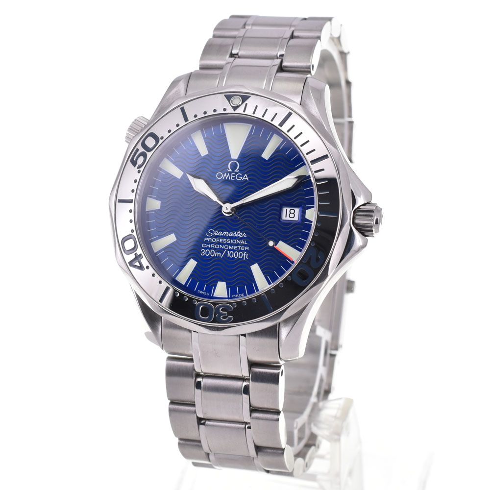 オメガ OMEGA 2255.80 シーマスタープロフェッショナル 300 M デイト 自動巻き メンズ 箱 保証書付き D 144403