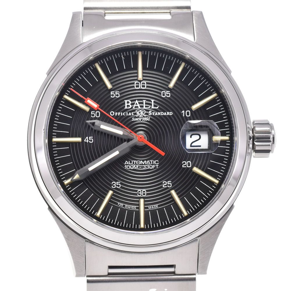 ボールウォッチ NM 2188 C-S 12 J-BK 2 ストークマン ナイトブレーカー デイト 自動巻き メンズ 箱 保証書付き D 144560