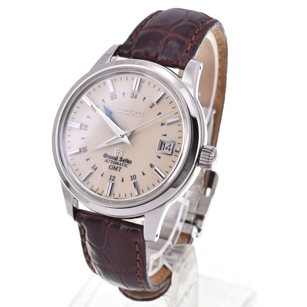 セイコー SEIKO SBGM 021 9 S 66-00 A 0 グランドセイコー Sメカニカル GMT 自動巻き メンズ 箱 保証書付き D 144768