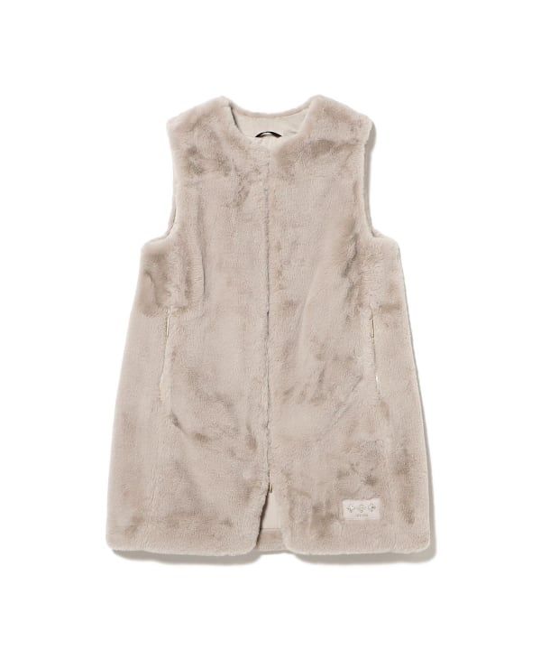 228563 TATRAS タトラス 2025 POLLINA ポッリナ ボアベスト ノー ロング ジレ ファー