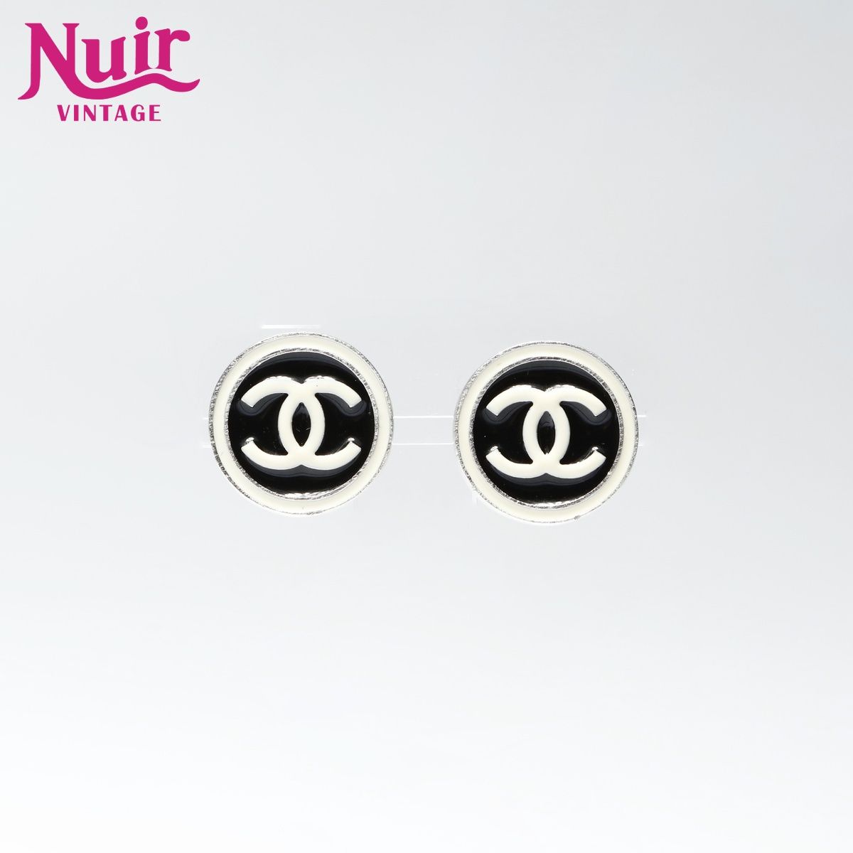 CHANEL シャネル イヤリング 04 A 2004 ココマークボタン ラウンド