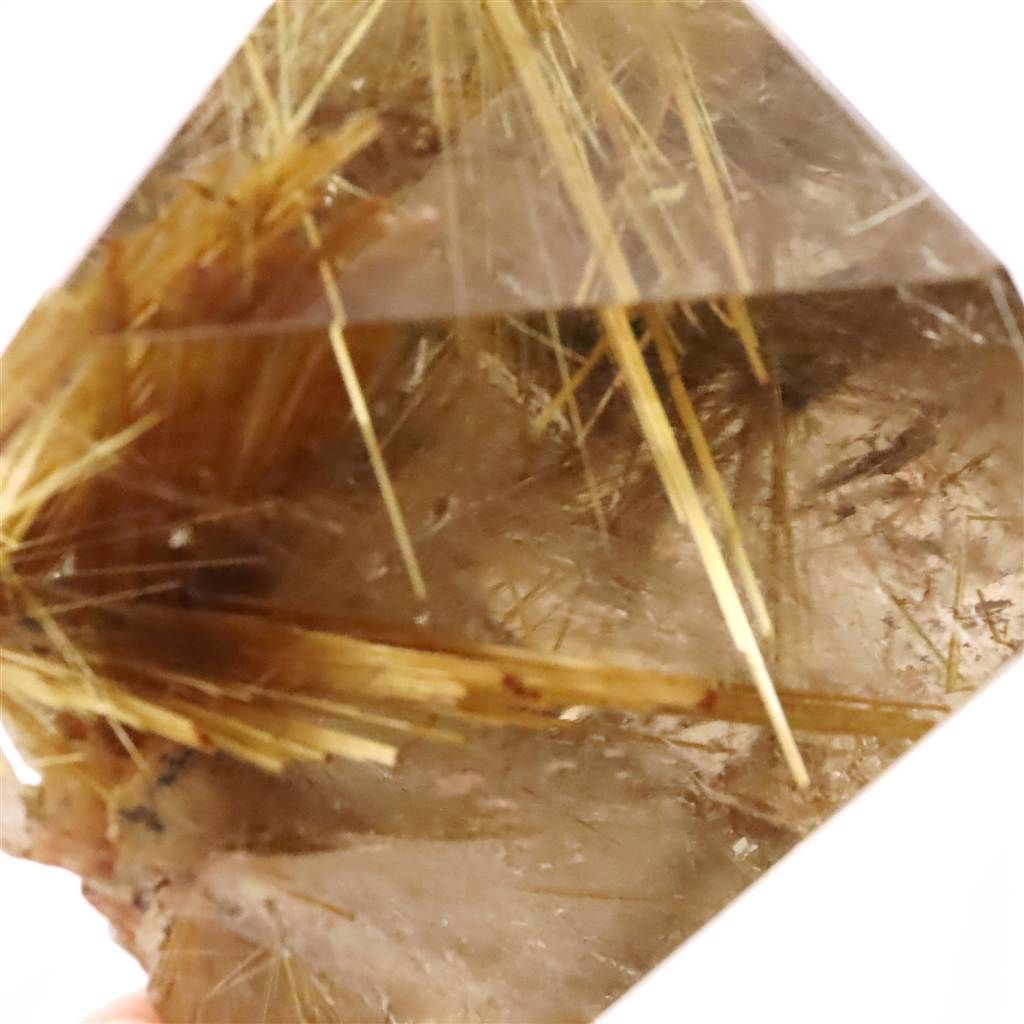 ポリッシュ（タイチンルチルクォーツ） ゴールド タイチンルチルクォーツ ポリッシュ 94.8g 【榎本通商35938