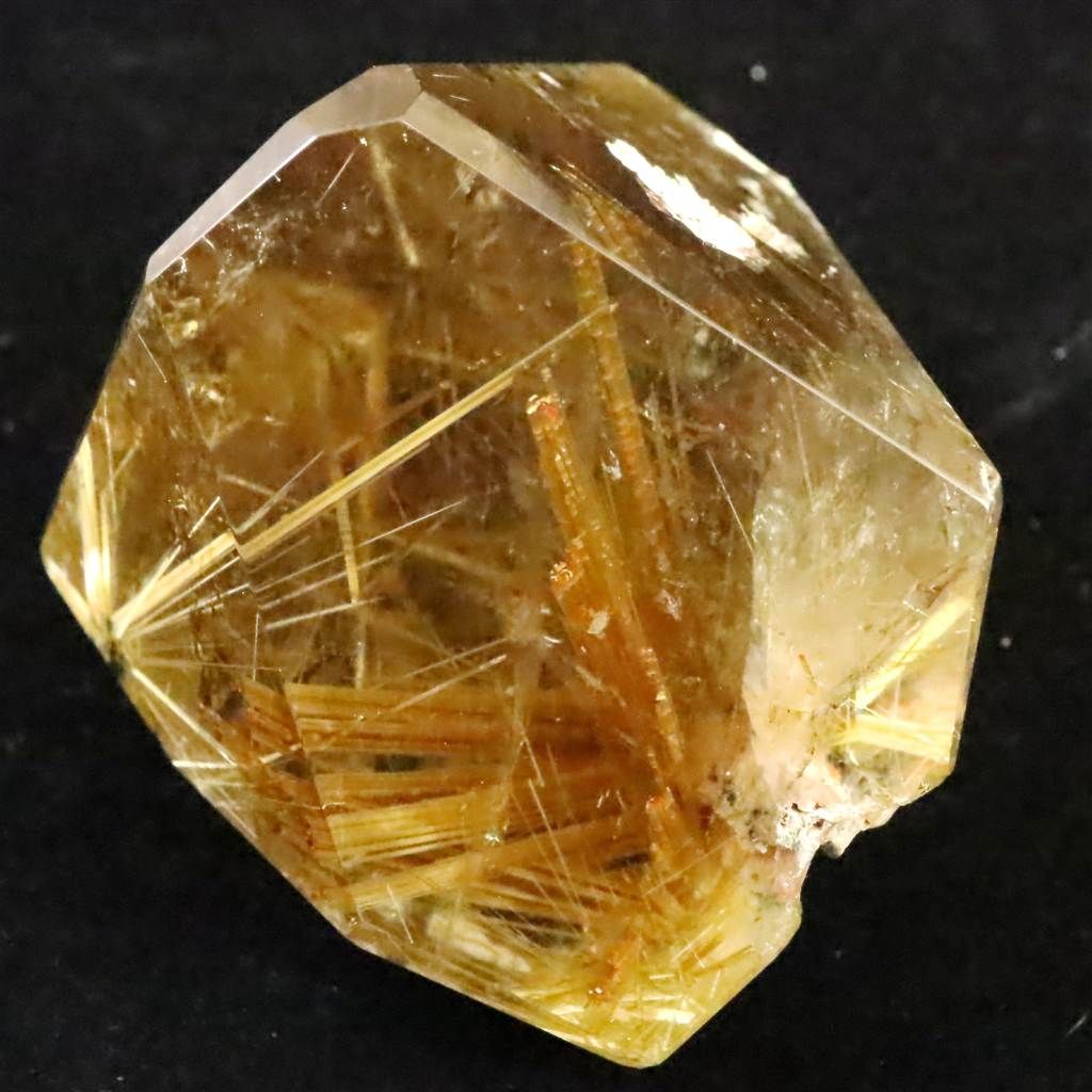 ゴールド タイチンルチルクォーツ ポリッシュ 94.8g 【榎本通商35938