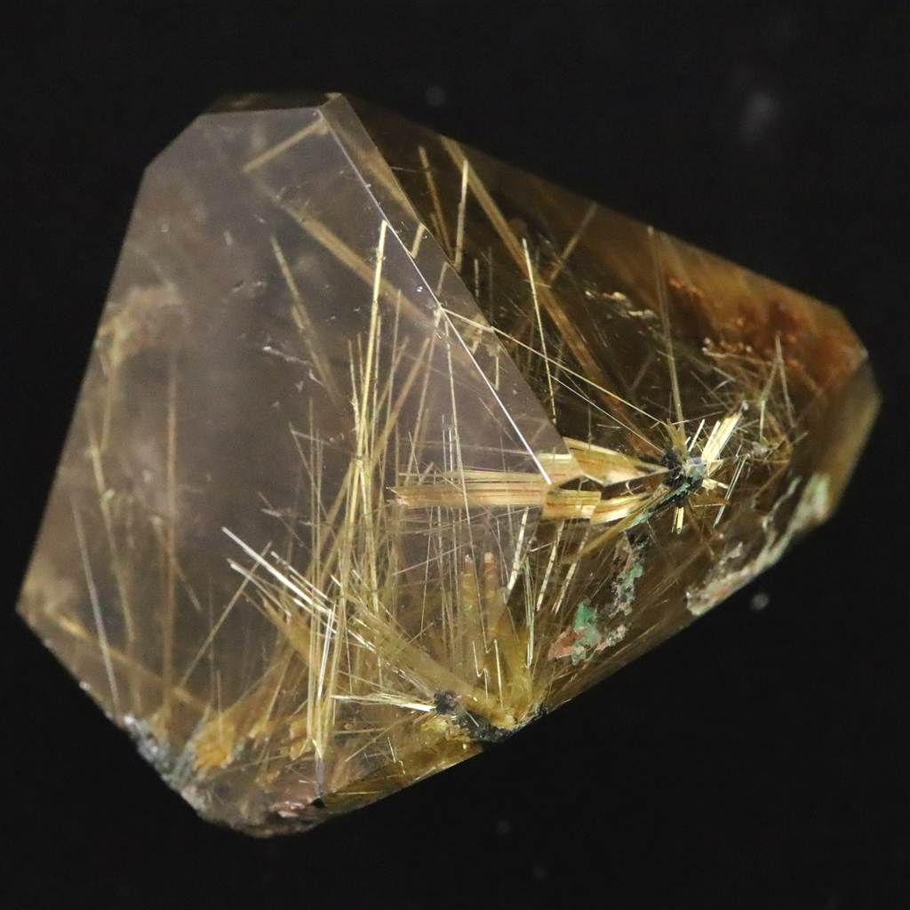 ゴールド タイチンルチルクォーツ ポリッシュ 94.8g 【榎本通商35938