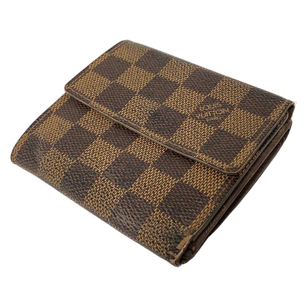 LOUIS VUITTON(ルイヴィトン) Wホック財布 ダミエ ポルトモネビエ