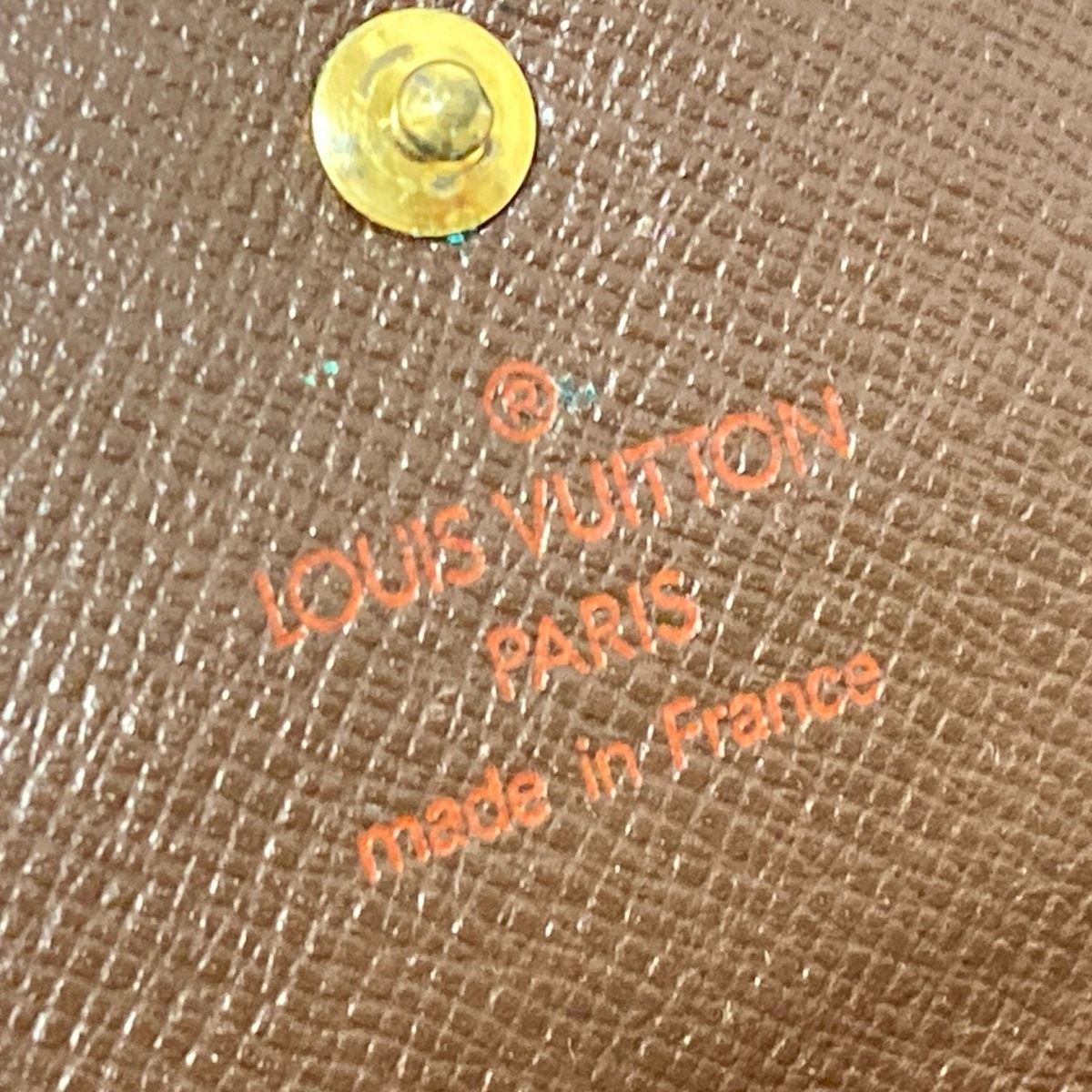 LOUIS VUITTON(ルイヴィトン) Wホック財布 ダミエ ポルトモネビエ