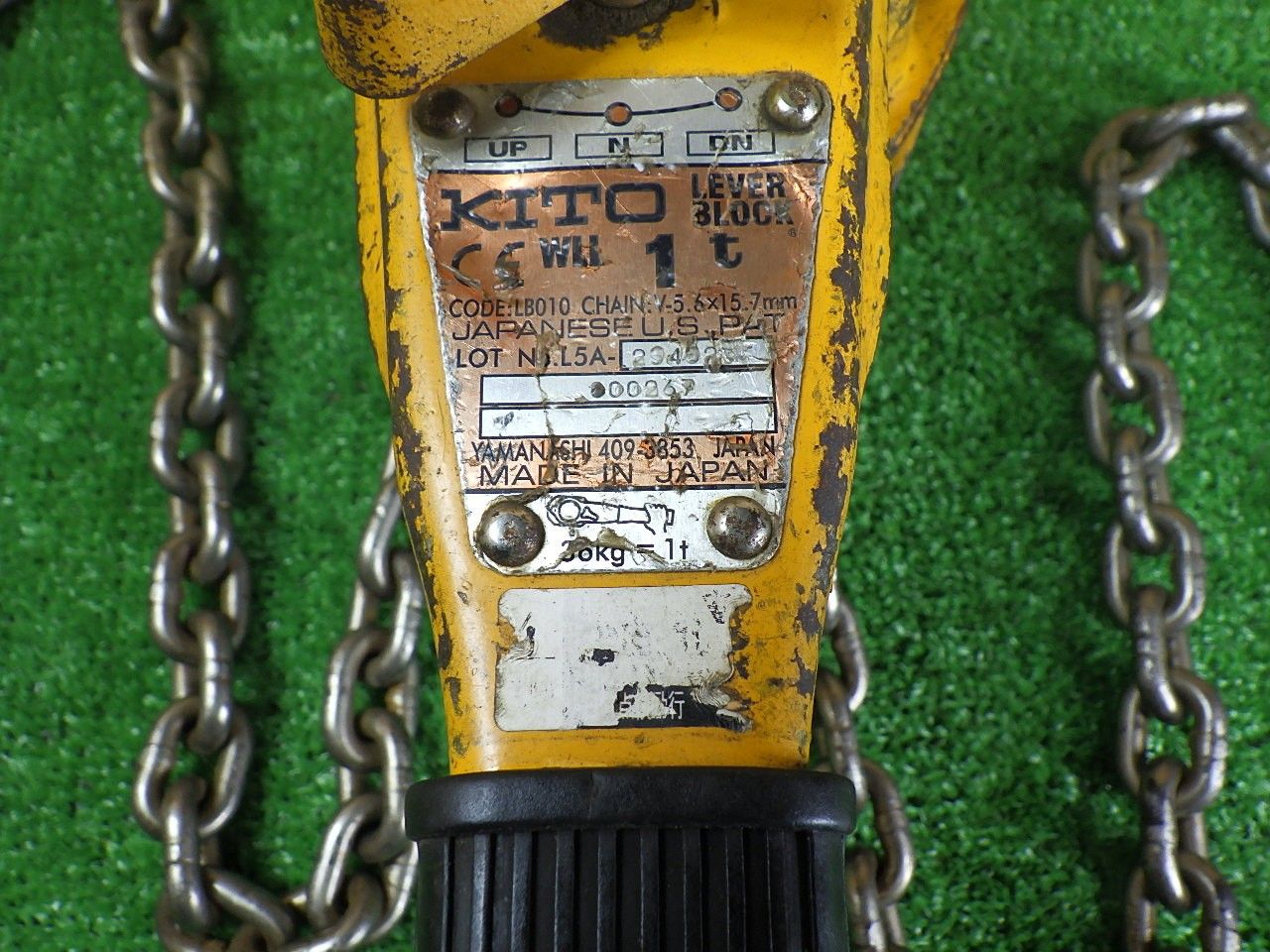  KITO キトー レバーブロック L 5 A 1ｔ 吊り上げ 荷締め 品 その他 特殊工具