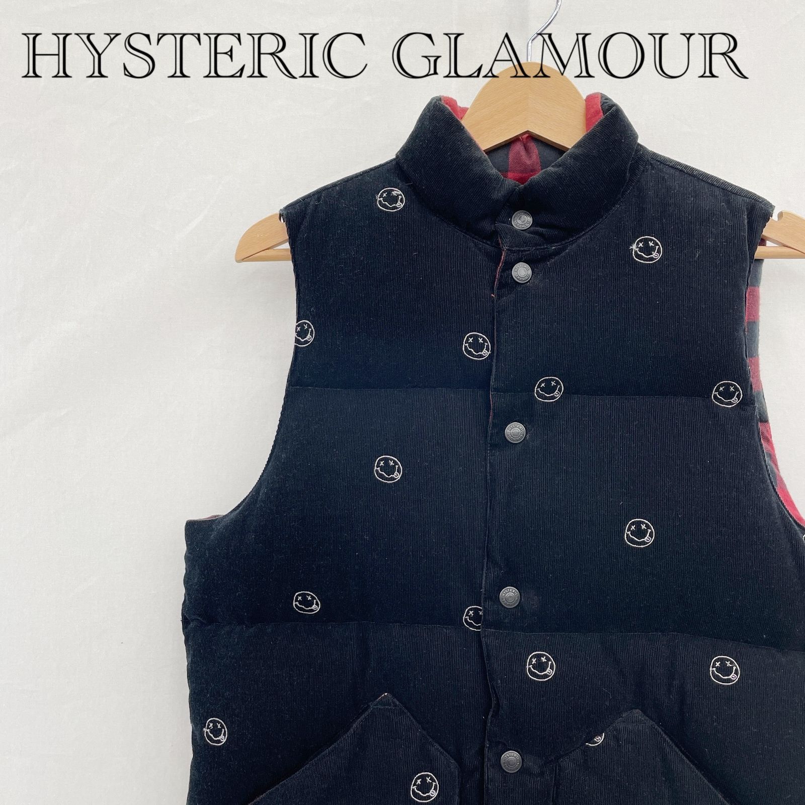 Hysteric Glamour リバーシブルダウンベスト 0294AV04 ダウン 