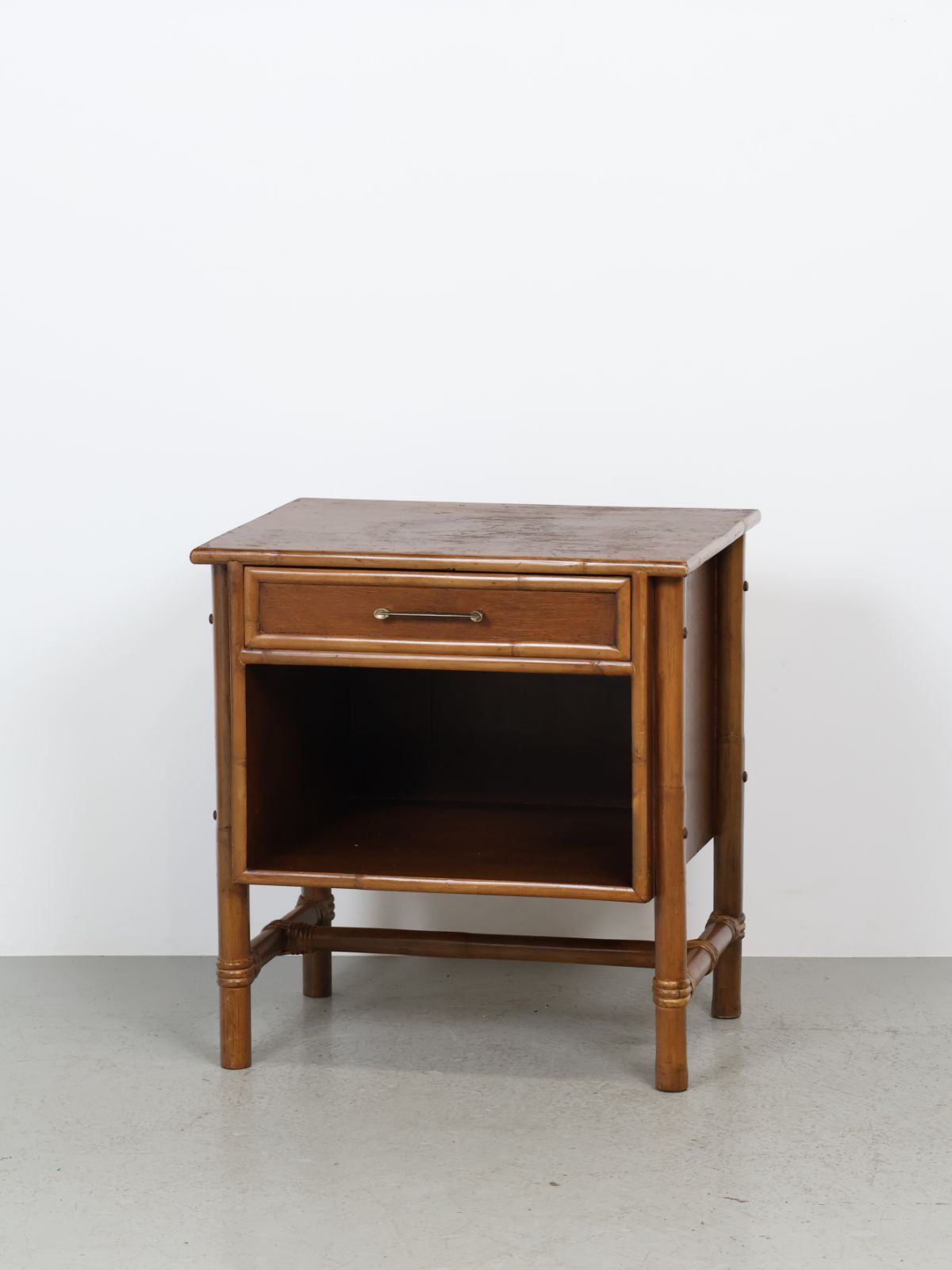 1960 - 70年代 ヴィンテージ ウッド ナイトテーブル