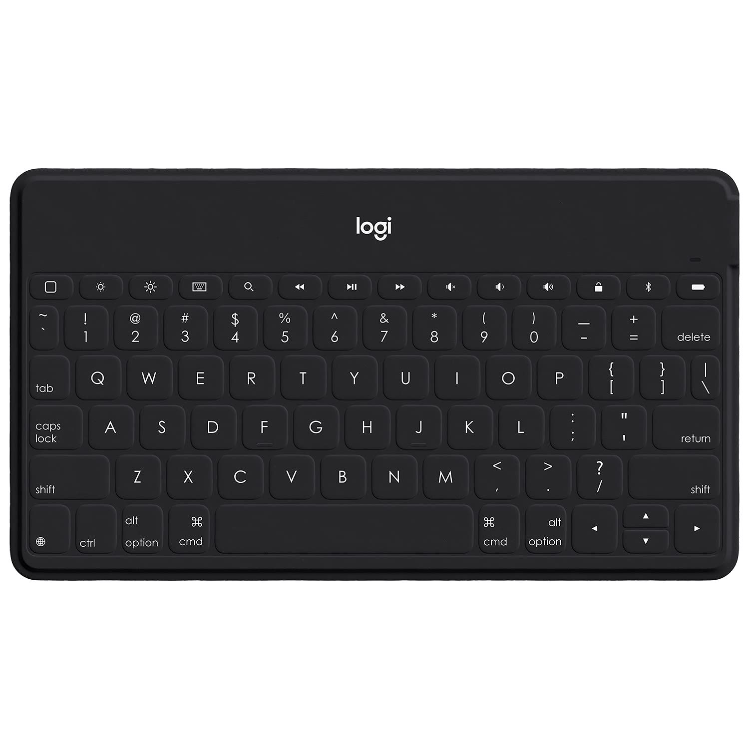 ロジクール KEYS-TO-GO iK1042BKA 第9世代 iPad iPhone キーボード ポータブル ブラック Bluetooth 薄型 充電式 iPhoneスタンド付 ワイヤレス 無線 [並行輸入品] 