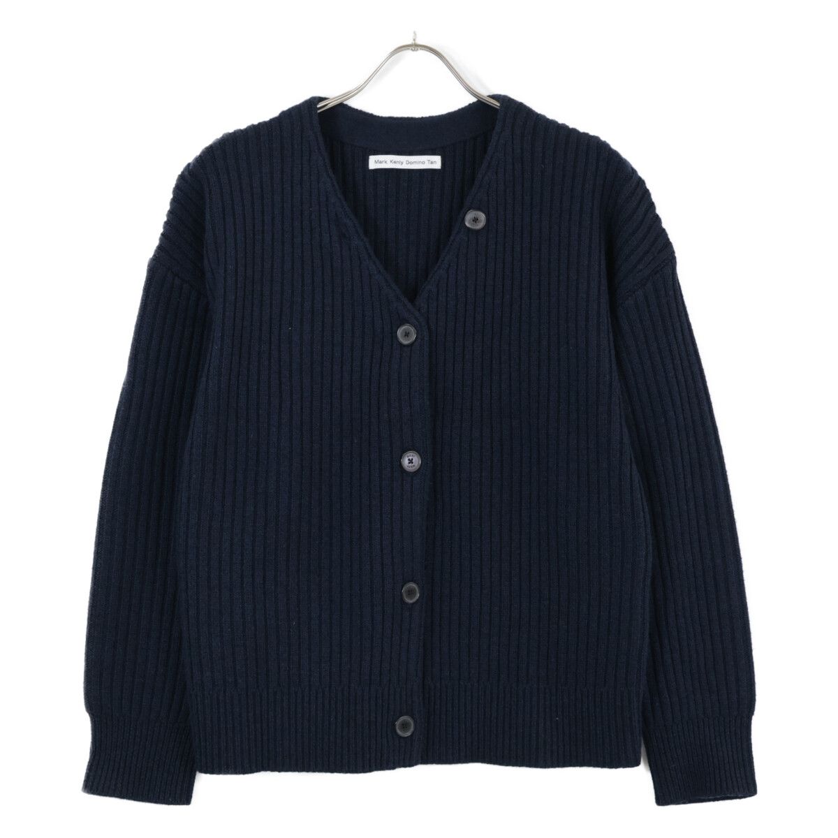 Mark Kenly Domino Tan マークケンリードミノタン KATHENA 23-1 138 メリノウール ニット カーディガン S