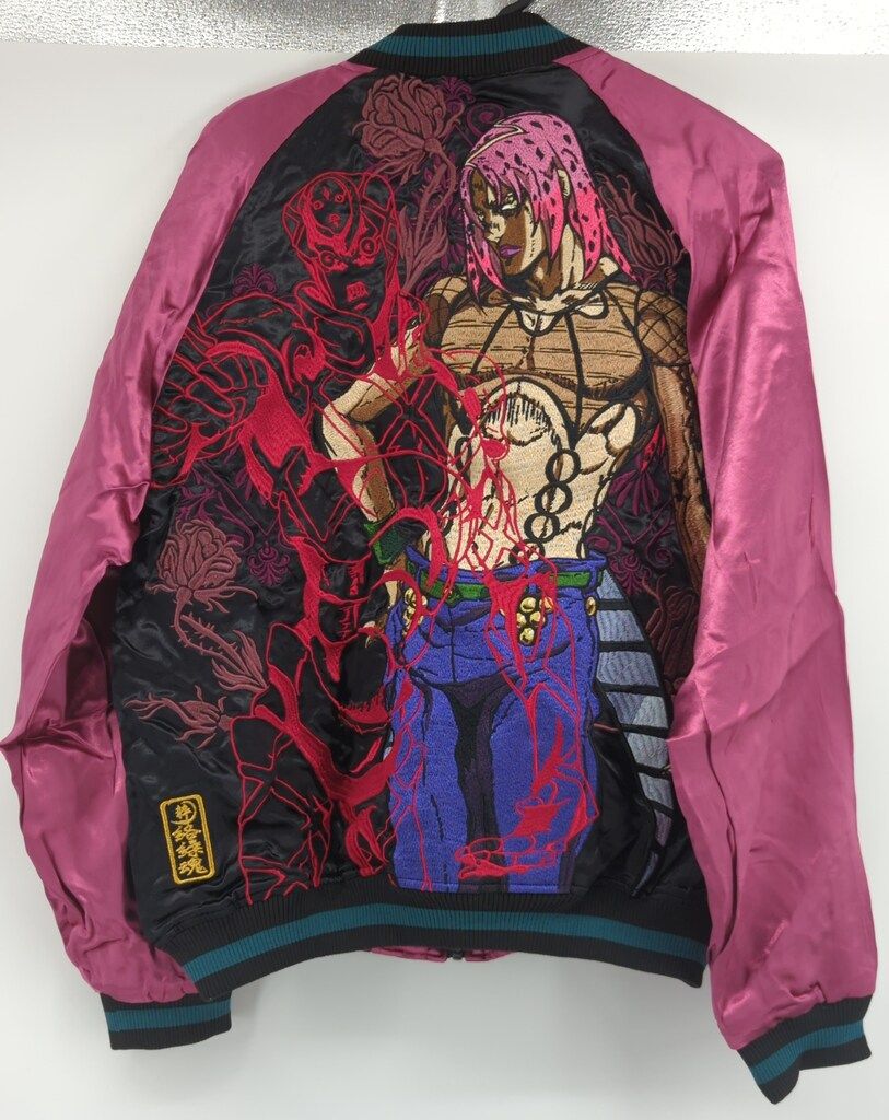 プレミアムバンダイ スカジャン ジョジョの奇妙な冒険 黄金の風 ディアボロ Lサイズ MA-1