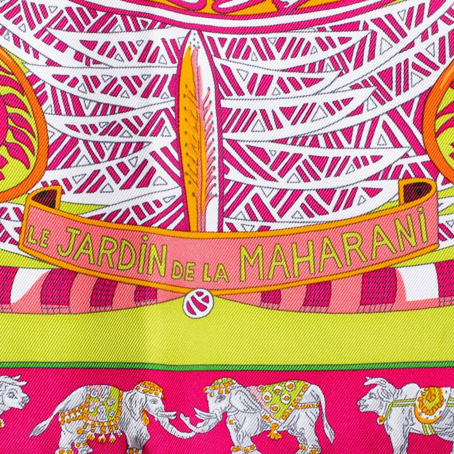 HERMES エルメス カレ90 Le Jardin de la Maharani マハラニの庭