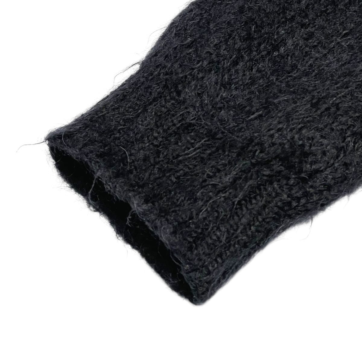 中古】 Saint Laurent サンローラン ロゴ モヘアニットセーター 712176 