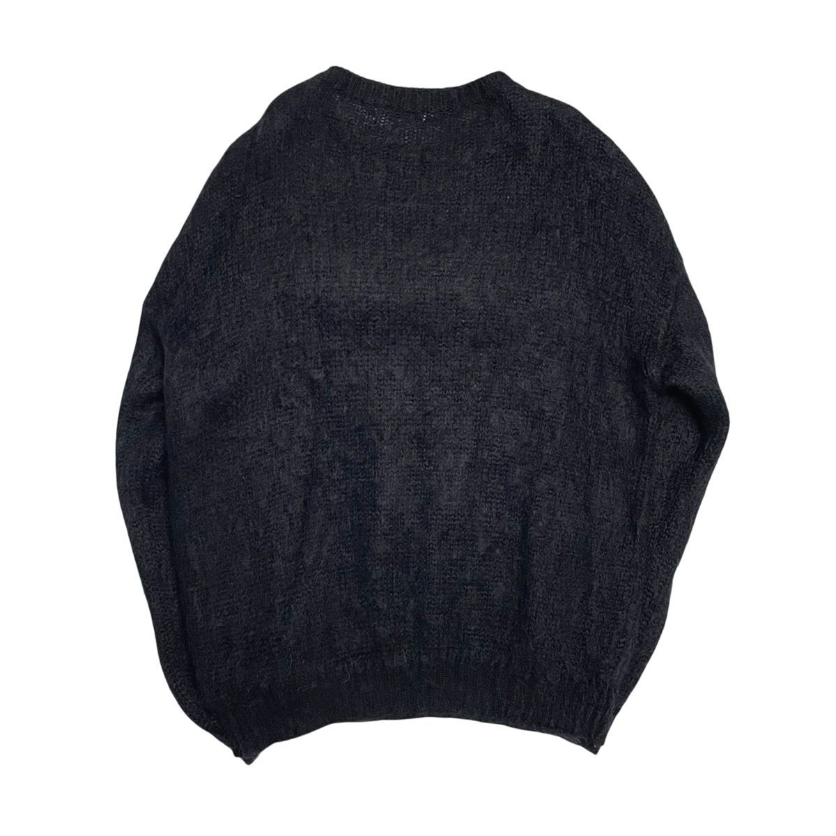 中古】 Saint Laurent サンローラン ロゴ モヘアニットセーター 712176