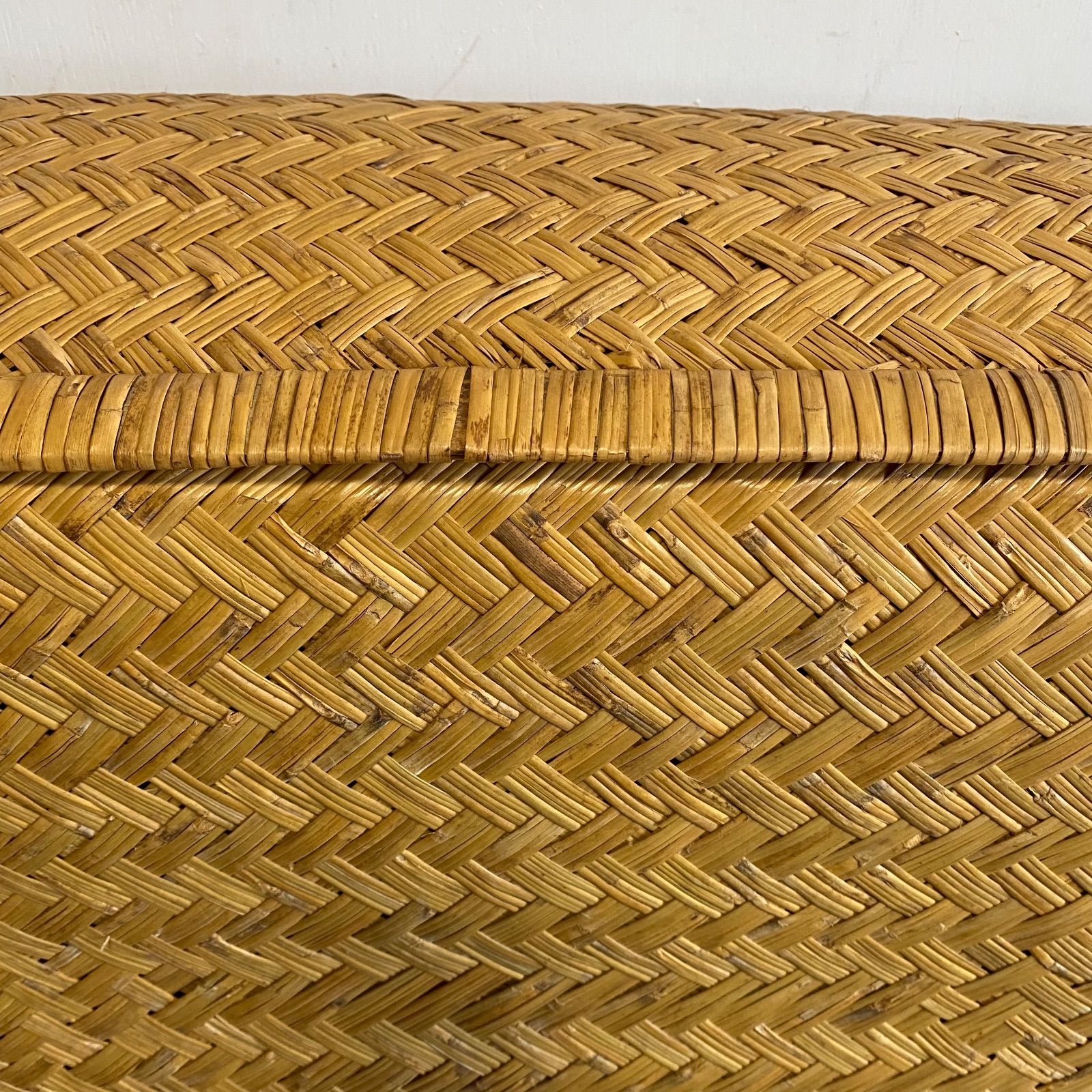 アンティーク 古道具 行李 柳行李 竹編み かご 収納 バスケット 古民具