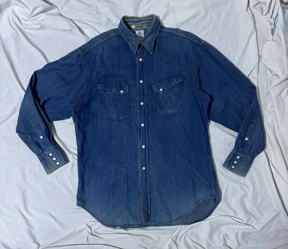 Wrangler ラングラー 27 mw デニム ウェスタン シャツ スティーブ ALENXANDER McQUEEN アレキサンダー マックイーン