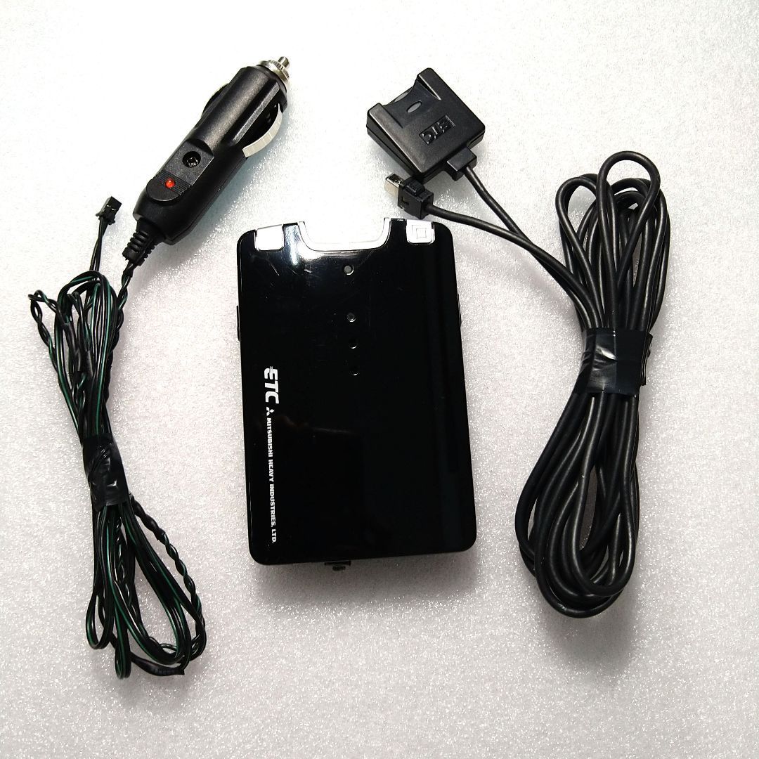 送料無料☆軽自動車にて使用 ETC シガー電源 音声付き MOBE-550 三菱