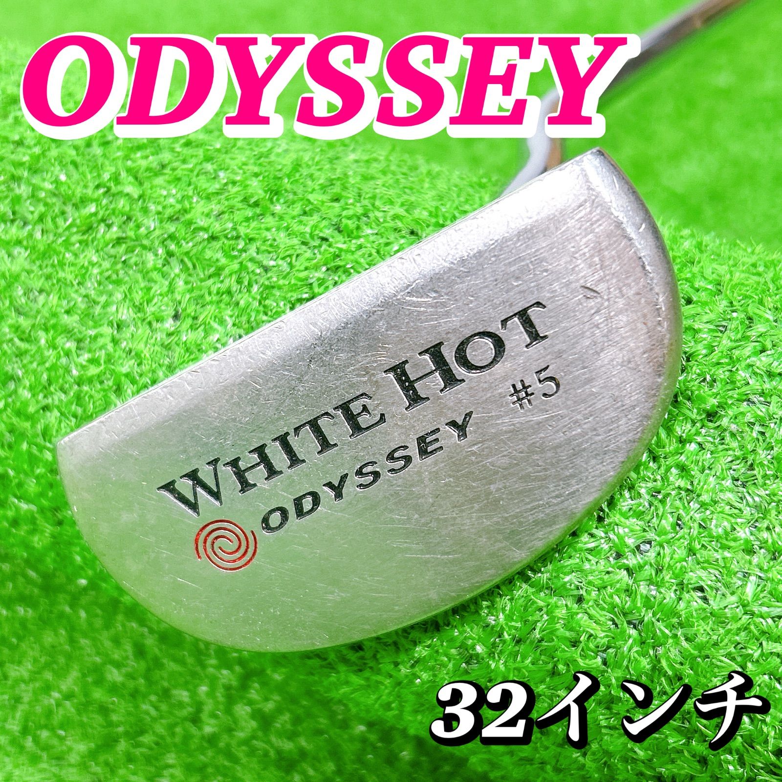 名器 オデッセイ ホワイトホット 5 32インチ 初代 ドット パター 右 ODYSSEY WHITE HOT