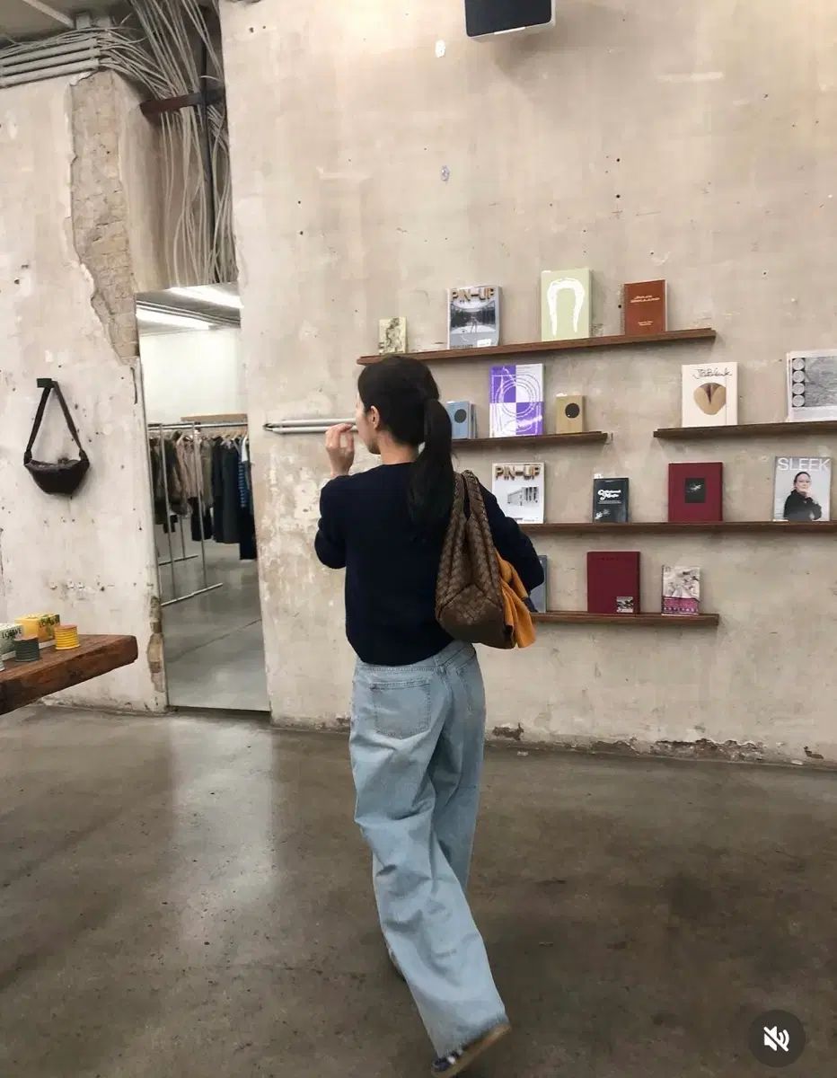 ローシュガ ロー ワイドデニム xs