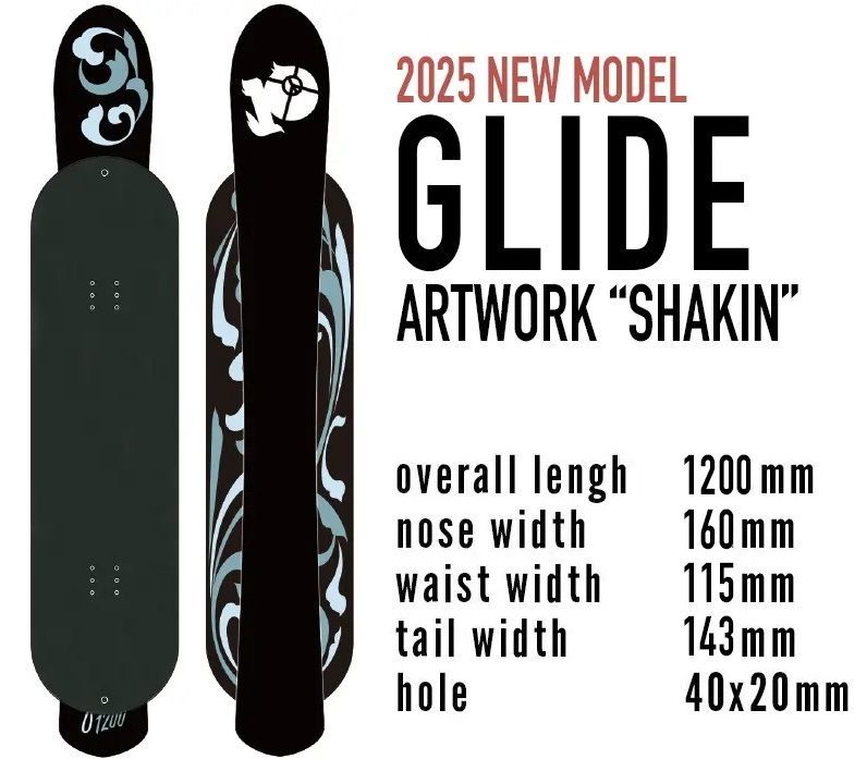 25-26 PEACEMAKER SNOWSKATE peacemaker snowskate GLIDE ピース