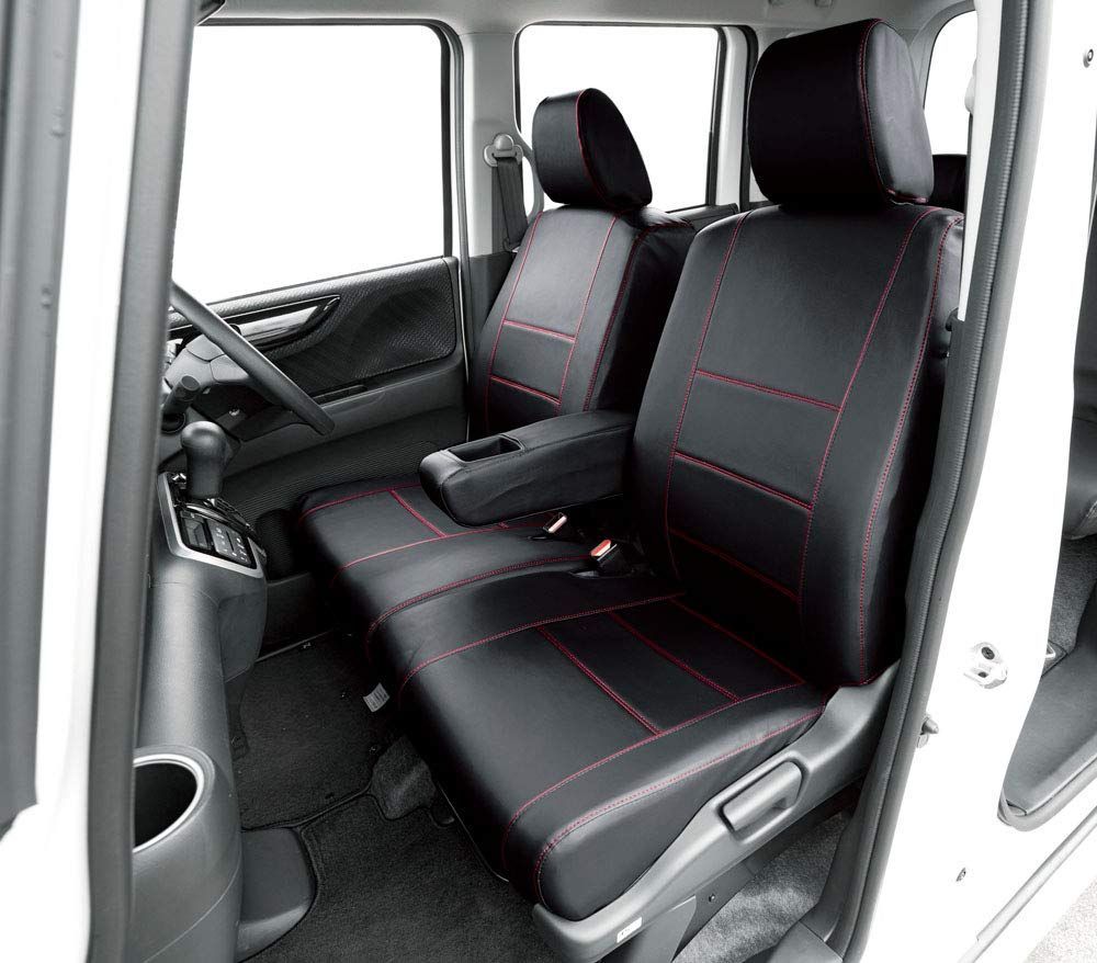 在庫 ボンフォーム BONFORM シートカバー ソフトレザーR M 4 33 N BOX 2列車 レッド 4497 50 R