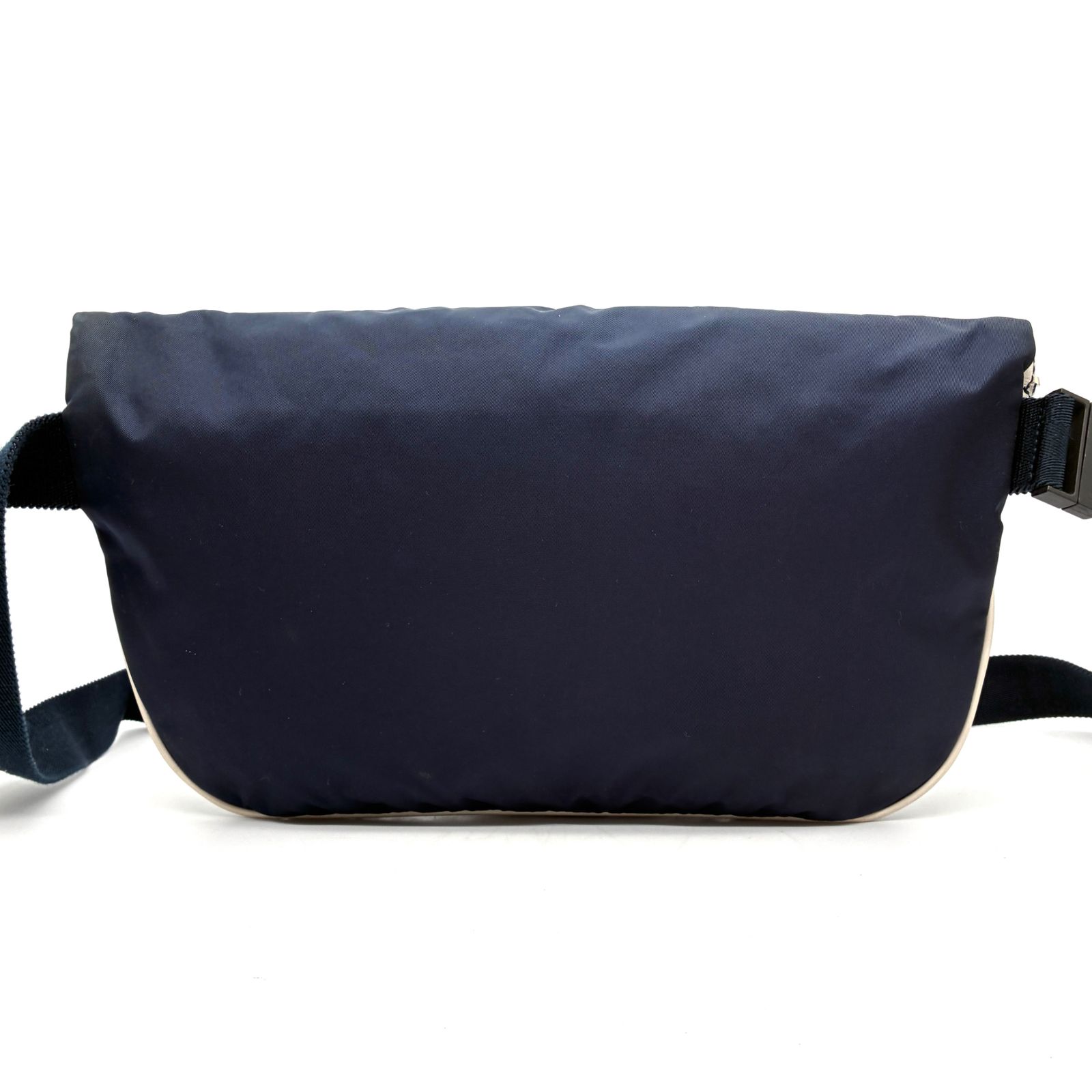 極美品 GUCCI グッチ クレスト ボディバッグ ナイロン ラバーロゴ 斜め