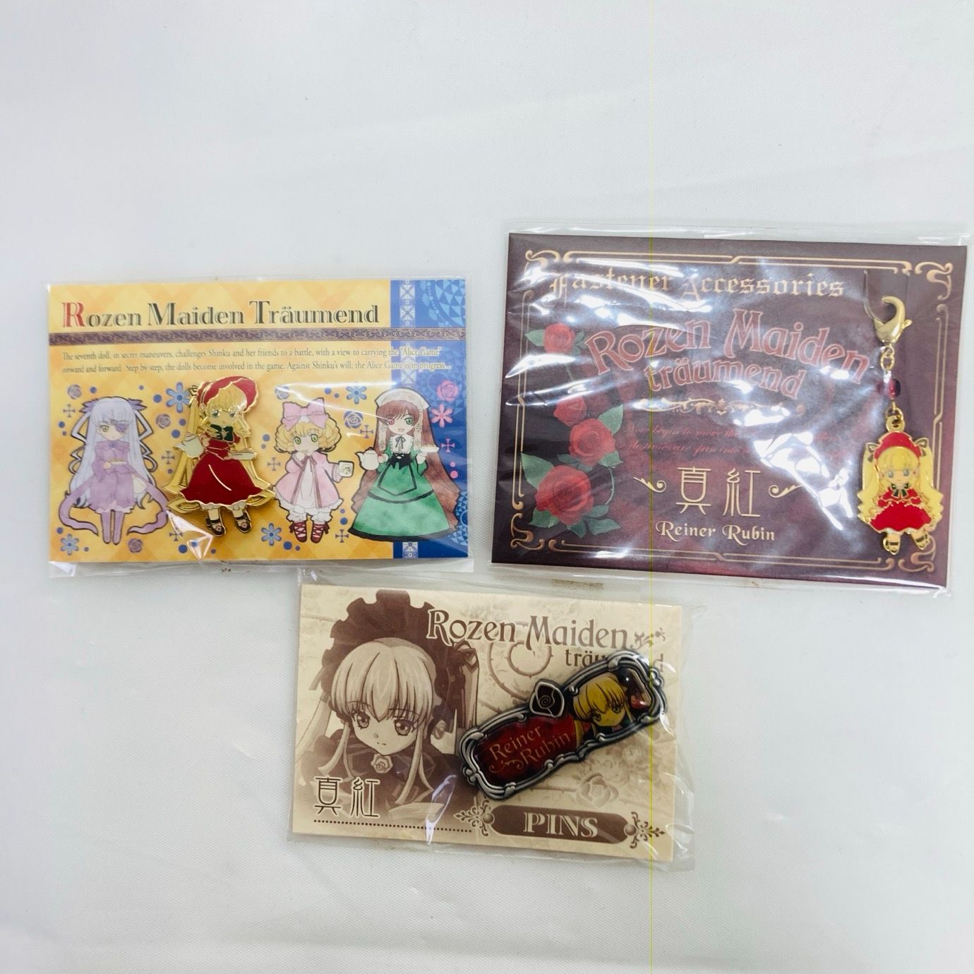 未開封 真紅 ローゼンメイデントロイメント ピンズ ファスナー