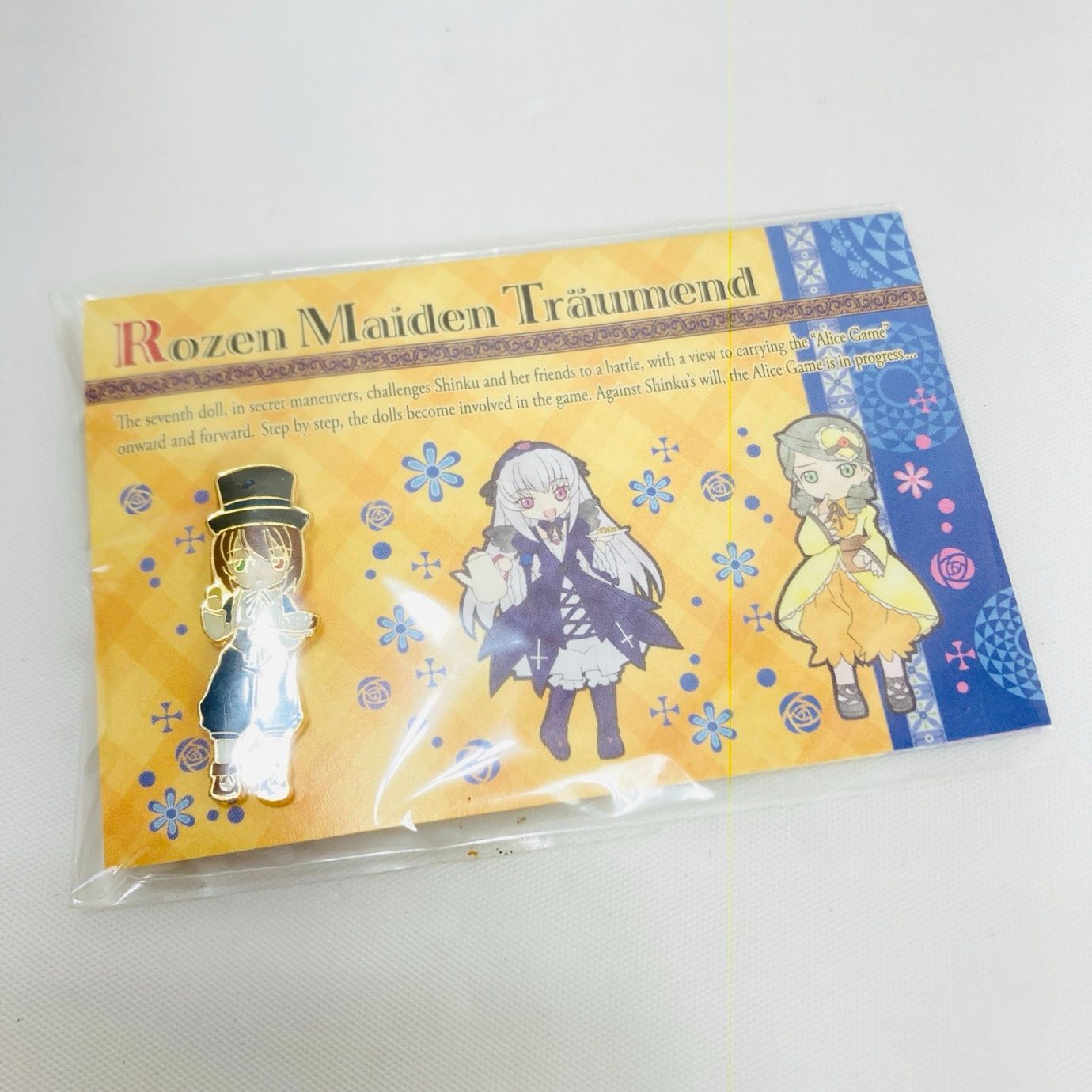 未開封 蒼星石 ローゼンメイデントロイメント ピンズ ファスナー 