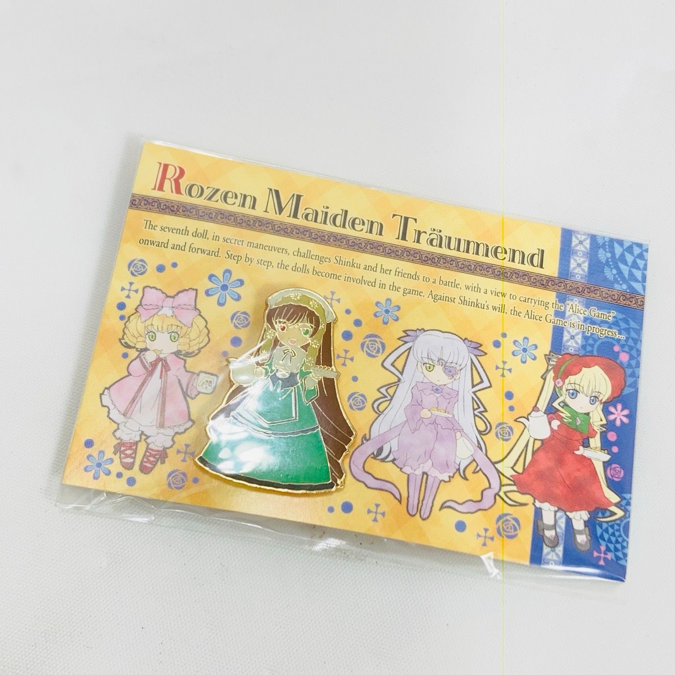 未開封 翠星石 ローゼンメイデントロイメント ピンズ ファスナー