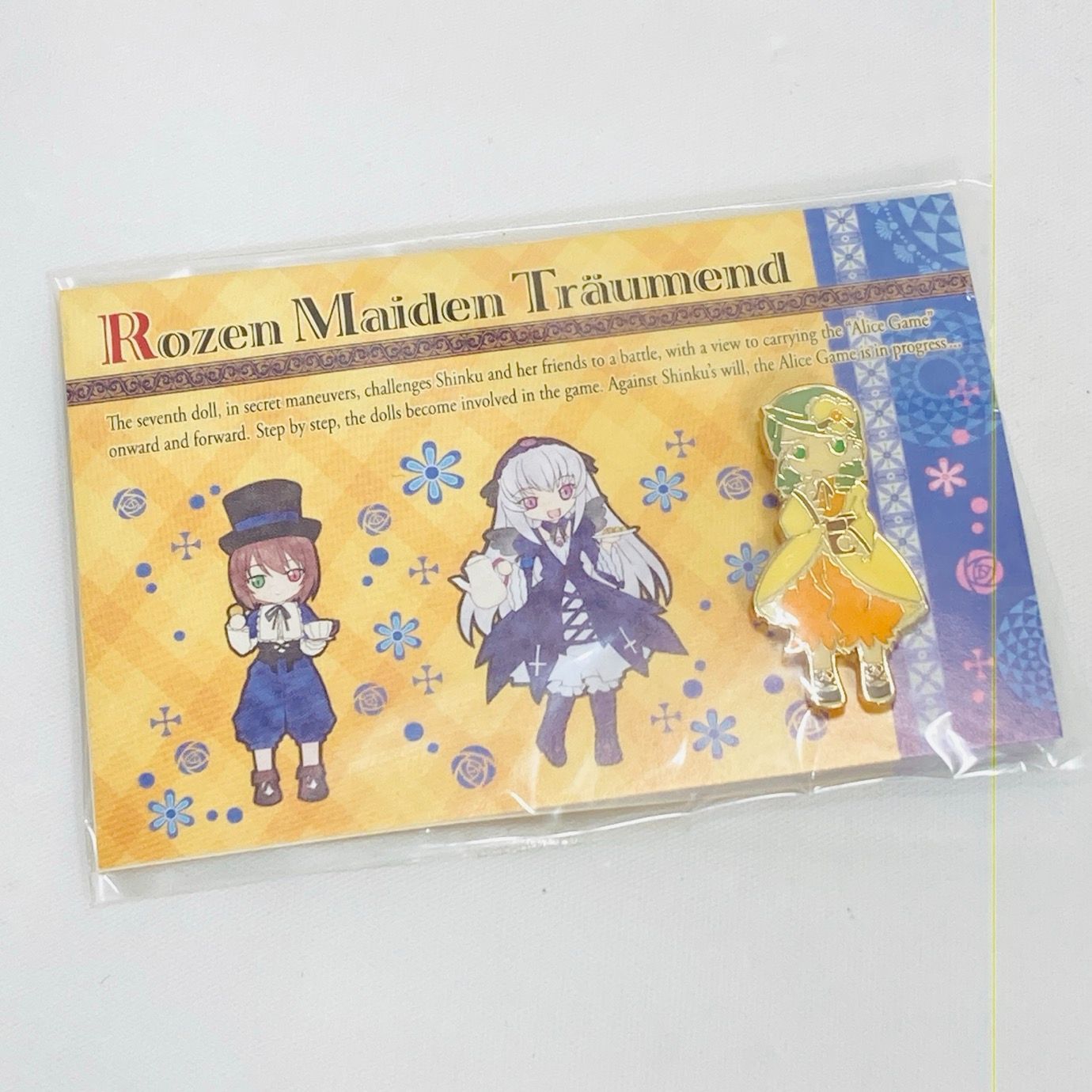 未開封 金糸雀 ローゼンメイデントロイメント ピンズ ファスナー