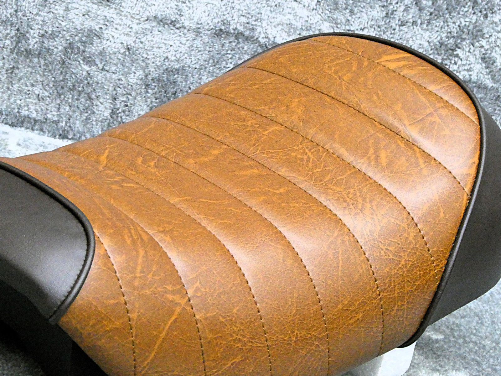 モンキー125 茶ツートン タックロールシート /完成品BROWNブラウンJB02
