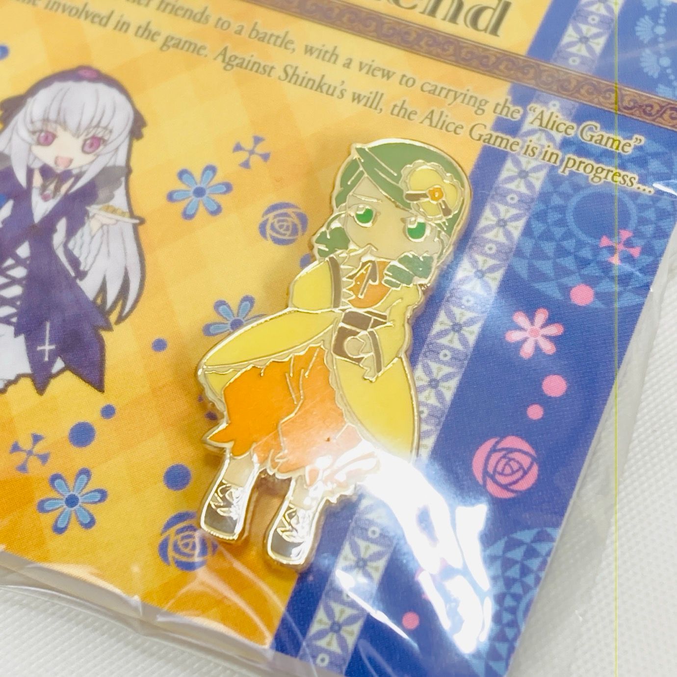 未開封 金糸雀 ローゼンメイデントロイメント ピンズ ファスナー