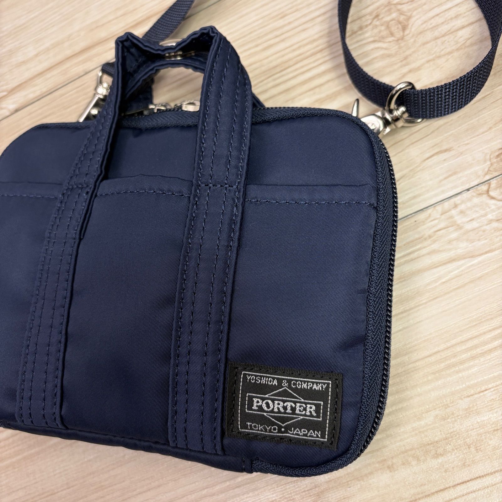 未使用級✨PORTER ほぼ日コラボ ショルダーバッグ ネイビー 極美品