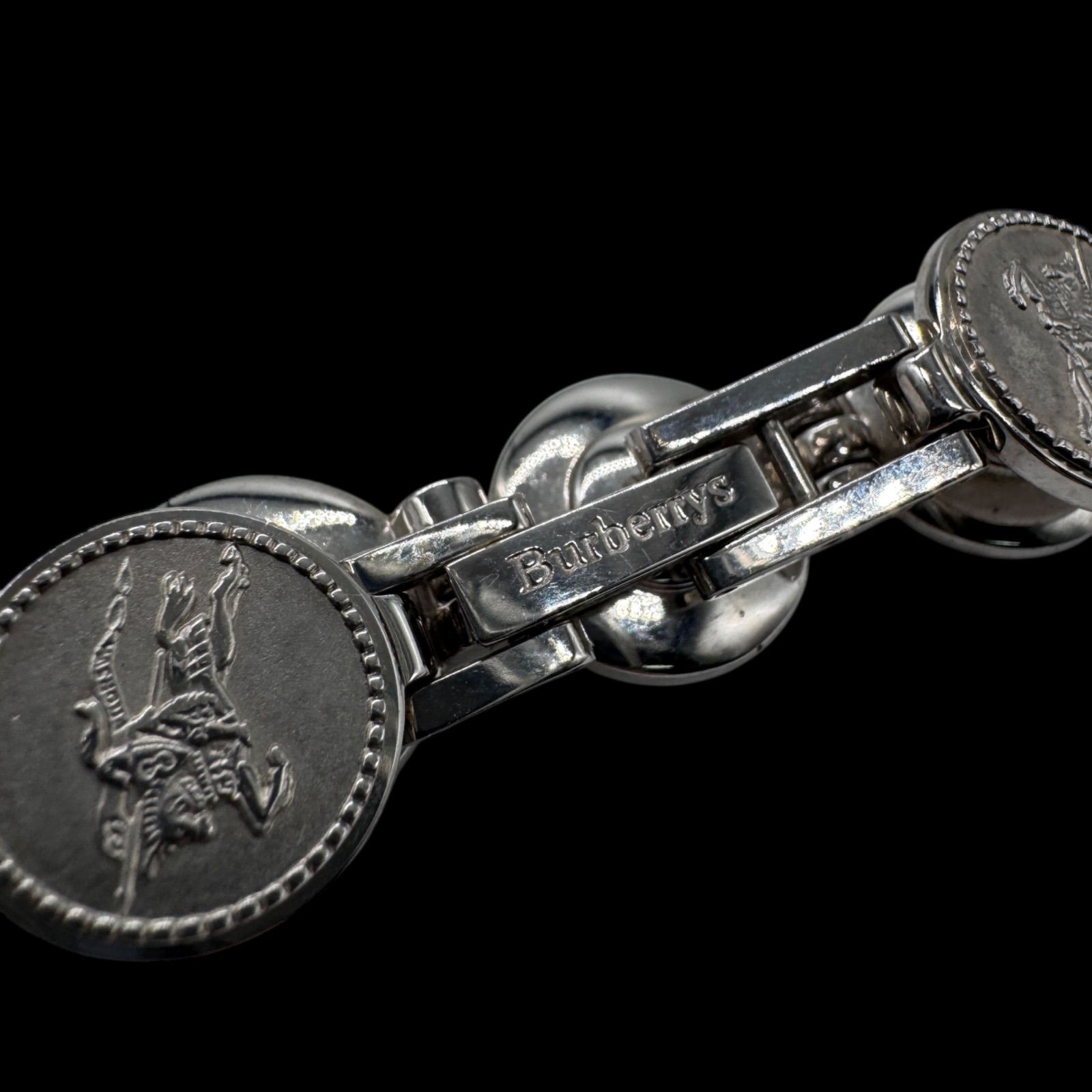 稼働 希少 Burberrys バーバリー 11100L コイン ブレスウォッチ